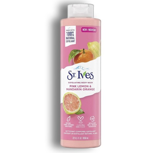 غسول للجسم بالليمون الوردي واليوسفي 650 مل Body Wash Pink Lemon & Mandarin Orange 650 ml