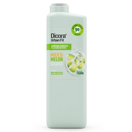 جل استحمام ديكورا برائحة الحليب والبطيخ 750 مل DICORA SOHWER GEL MILK& MELON 750ML