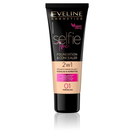 كريم أساس وخافي العيوب سيلفي تايم Selfie Time Foundation & Concealer