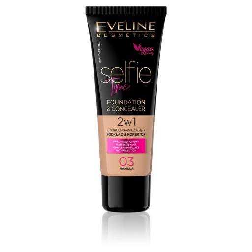 كريم أساس وخافي العيوب سيلفي تايم Selfie Time Foundation & Concealer