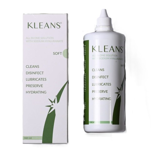 كلينز سائل عدسات 360 مل kleans All in One Solution 360 ml