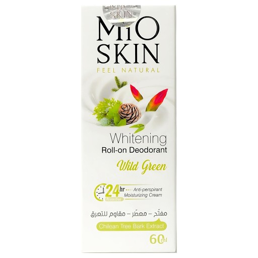 مزيل عرق مبيض رول اون وايلد جرين 60 مل Whitening Deodorant Roll On Wild Green 60 ml