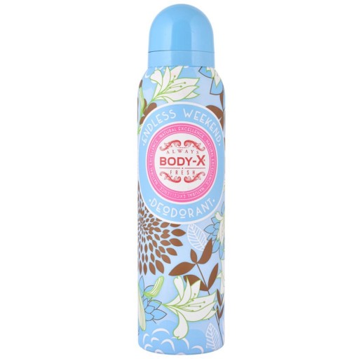 مزيل عرق بودي إكس ويك إند 150 مل Body X Deodorant Weekend 150 ml