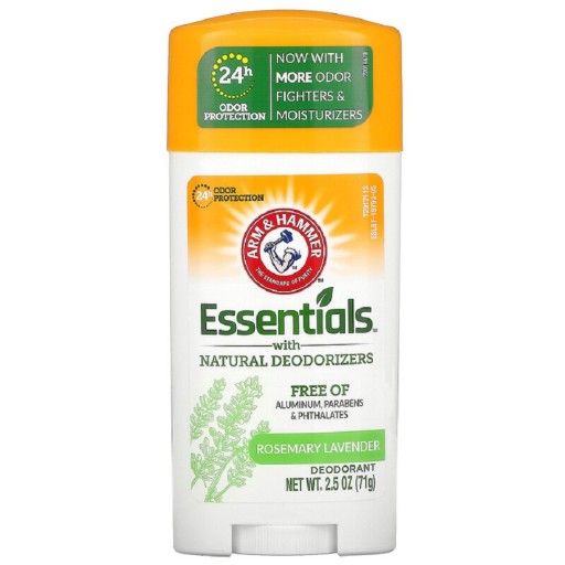مزيل التعرق ستك ايسينشيالز بالروزماري واللافندر 71 غم Essentials With Natural Deodorizers Stick Rosemary Lavender 71 g