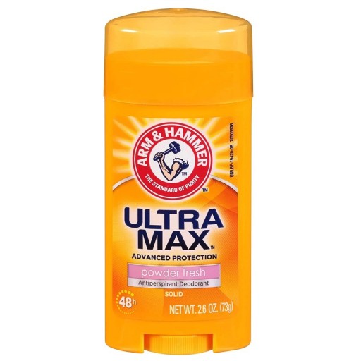 مزيل عرق ألترا ماكس برائحة البودرة المنعشة 73 غم Ultra Max Antiperspirant Deodorant Stick Powder Fresh 73 g