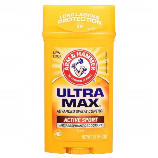 مزيل العرق ألترا ماكس ستك أكتيف سبورت 73 غم Ultra Max Antiperspirant Deodorant Stick Active Sport 73 g