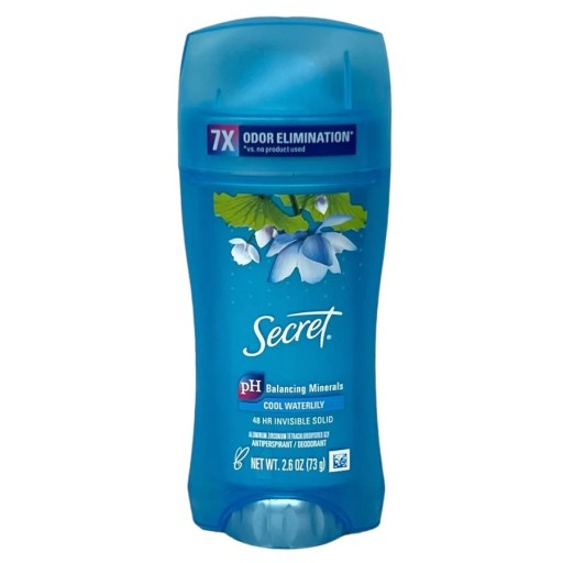 مزيل عرق يدوم 48 ساعة برائحة زنبق الماء البارد 73 غم 48H Invisible Solid Ph Deodorant Stick Cool Waterlily	 73 g