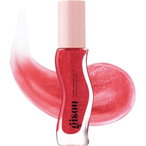 زيت الشفاه بنكهة العسل والفراولة شيري اون ذا كيك Honey infused Lip Oil Strawberry Sorbet Cherry on Cake