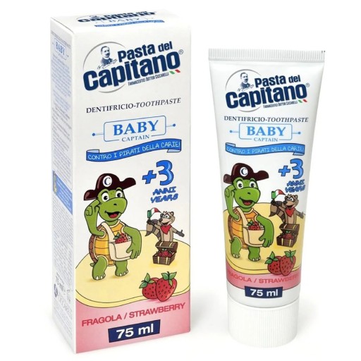 معجون أسنان بالفراولة 75 مل Strawberry Toothpaste 75 ml