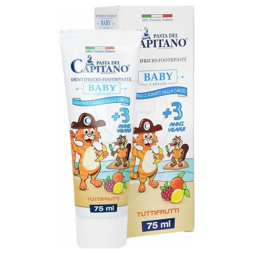 معجون أسنان باستا ديل كابيتانو للأطفال 75 مل Pasta del Capitano Toothpaste Baby 75 ml