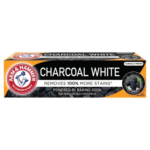 معجون اسنان بالفحم, الفلفل الأبيض والنعناع 75 مل Charcol White Pepper Mint Toothpaste 75 ml