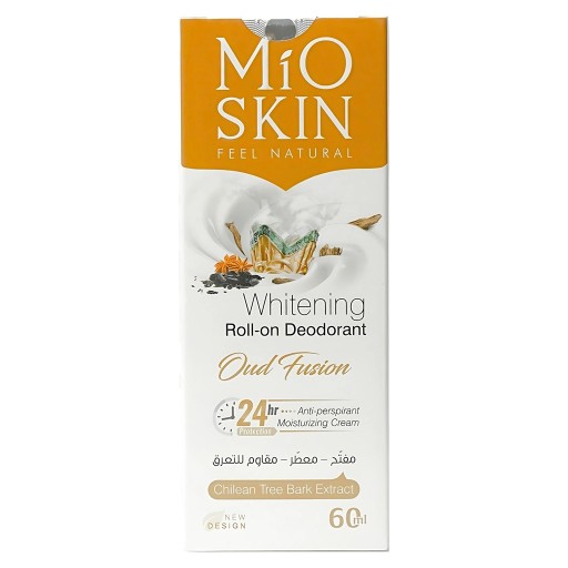 مزيل عرق مبيض رول اون برائحة العود 60 مل Whitening Deodorant Roll On Oud Fusion 60 ml
