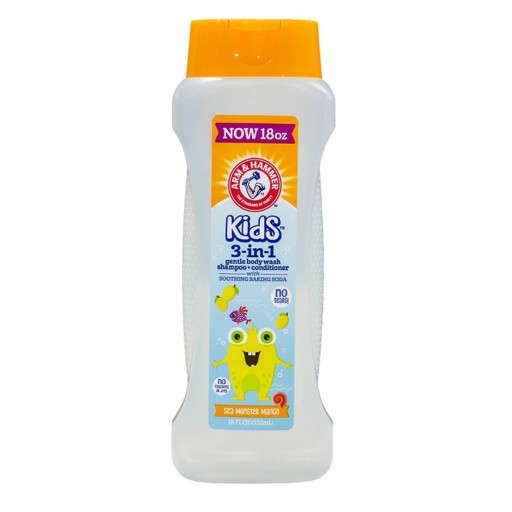 غسول وشامبو وبلسم 3 في 1 للأطفال 532 مل Kids 3 In 1 Gentle Body Wash & Shampoo & Conditioner 532 ml