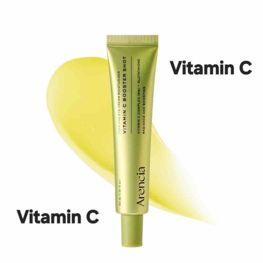 آرينشيا - جرعة فيتامين C لتعزيز نضارة الوجه والعينين Arencia Vitamin C Booster Shot Face & Eye Cream