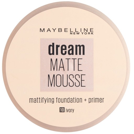 كريم اساس موس بلمسة نهائية خالية من اللمعان 18 غم Dream Matte Mousse Foundation 18 g