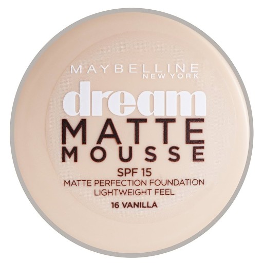 كريم اساس موس بلمسة نهائية خالية من اللمعان 18 غم Dream Matte Mousse Foundation 18 g