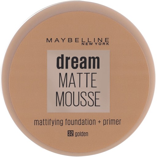 كريم اساس موس بلمسة نهائية خالية من اللمعان 18 غم Dream Matte Mousse Foundation 18 g