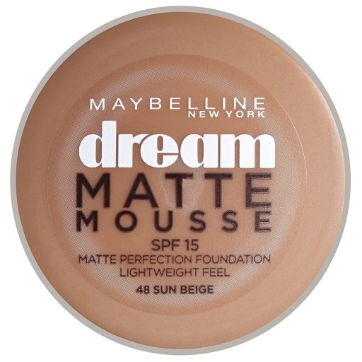 كريم اساس موس بلمسة نهائية خالية من اللمعان 18 غم Dream Matte Mousse Foundation 18 g