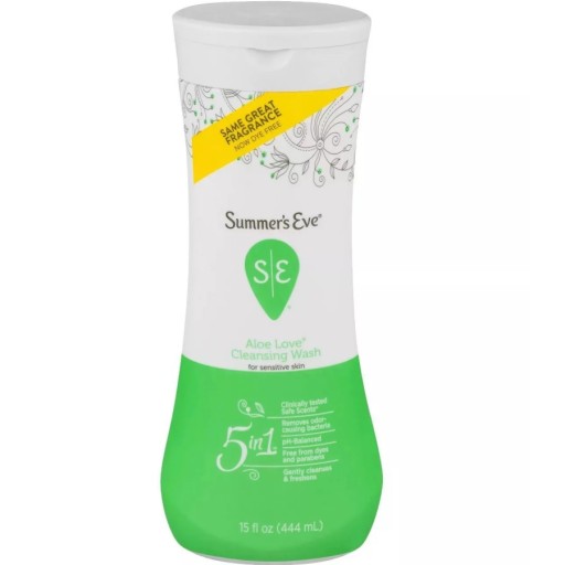 غسول الصبار المنظف للمناطق الحساسة 444 مل Cleansing Wash Aloe Love 444 ml