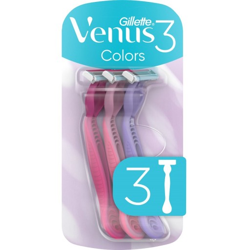 ماكينة حلاقة سيمبلي فينوس للنساء 3 قطع Simply Venus Disposable Razor For Women 3 PCS