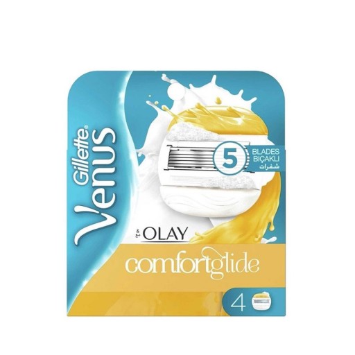 شفرات حلاقة فينوس وأولاي للنساء 4 قطع Venus & Olay Razor Blades For Women 4 Pcs