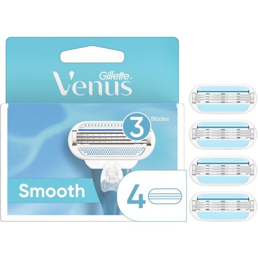 شفرات حلاقة فينوس سموث 4 قطع Venus Smooth Women's Replacement Razor Blades 4 Pcs