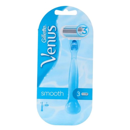 مكينة حلاقة فينوس ناعم + 2 شفرات Venus Smooth Handle + 2 Blades