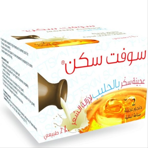 عجينة سكر لازالة الشعر بالحليب 2*40 غم Sugar Paste Milk 2*40 g