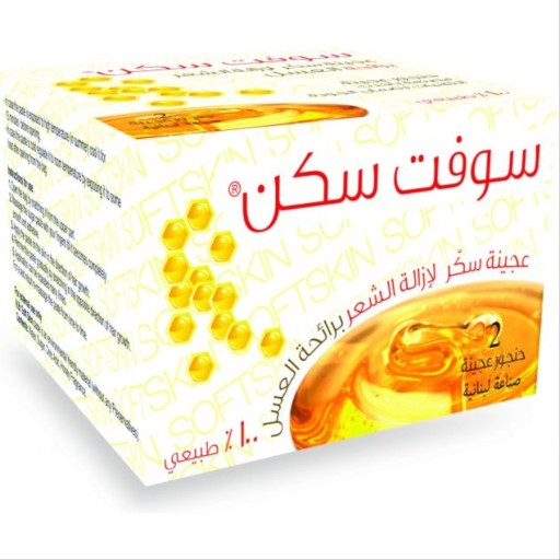 عجينة سكر لازالة الشعر بالعسل 2*40 غم Sugar Paste Honey 2*40 g