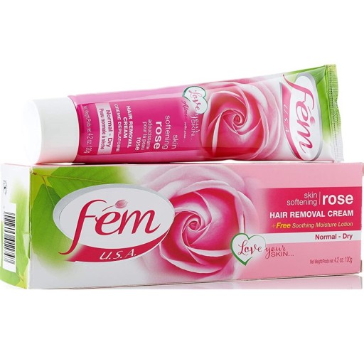 كريم مزيل للشعر بالورد 120 غم Rose Hair Removal Cream 120 g