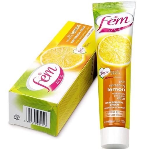 كريم مزيل للشعر بزهرة الليمون 120 غم Hair Remover Cream Lemon Flower 120 g