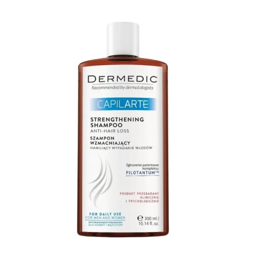 شامبو مقوي مضاد لتساقط الشعر 300 مل Capilarte Strengthening Shampoo Anti Hair Losse 300 ml
