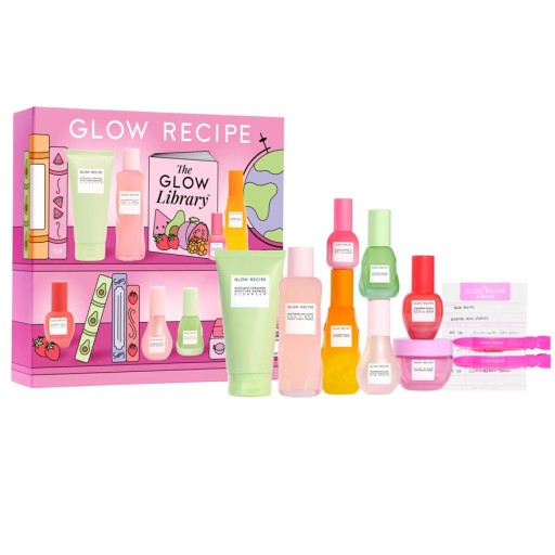 مجموعة العناية بالبشرة ذا جلو لايبري 8 قطع The Glow Library Set 8 PCS