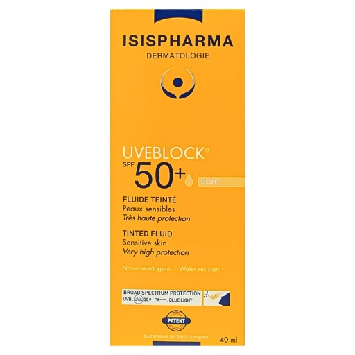 سائل ملون واقي من الشمس عالي الحماية 50، 40 مل Tinted Fluid Very High Protection Sunscreen SPF 50, 40 ml