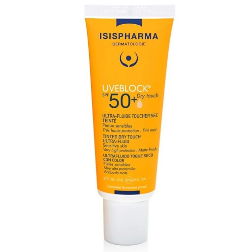 كريم سائل ملون عالي الحماية بعامل حماية من الشمس 50، 40 مل Tinted Fluid Very High Protection Sunscreen SPF 50, 40 ml