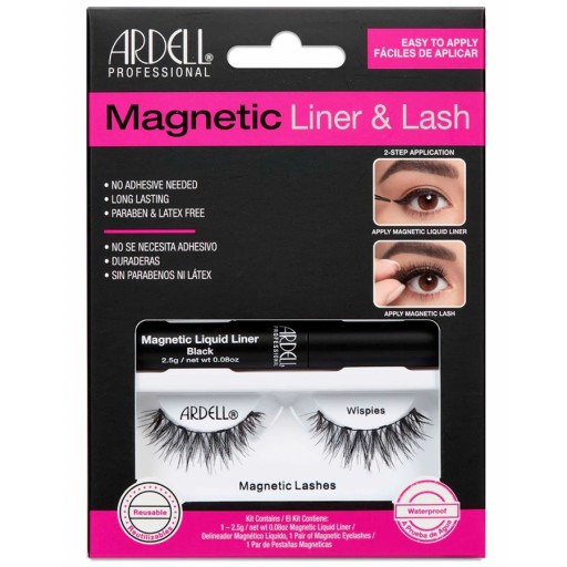 مجموعة رموش ويسبايس المغناطيسية + كحل سائل مغناطيسي Magnetic Wispies Eyelash Kit + Magnetic Liquid Eyeliner
