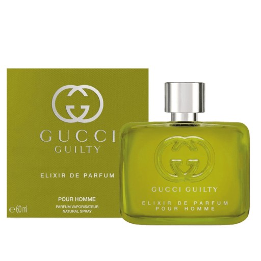 عطر جيلتي إليكسير بيور اوم دي بارفيوم 60 مل Guilty Elixir de Parfum pour Homme 60 ml