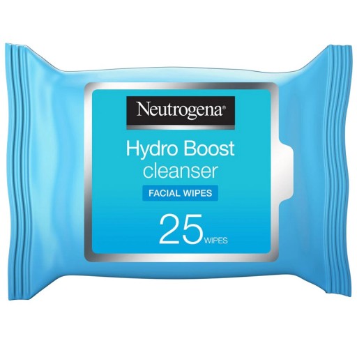 مناديل تنظيف الوجه هايدرو بوست 25 قطعة Hydro Boost Facial Wipes 25 PCS