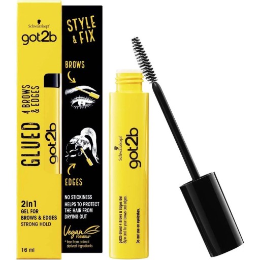 جل جوت تو بي 2 في 1 لتثبيت الحاجب والبيبي هير 16 مل Got2B Glued 2 in 1 Gel for Brows & Edges 16 ml