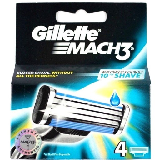 شفرات بديلة ماك 3, 4 قطع Mach 3 Replacement Blades 4 PCS
