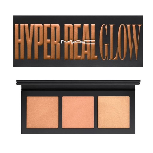 باليت هايلايتر هايبر ريل جلو تدرجات الخوخي Hyper Real Glow Palette Shimmy Peach
