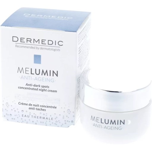مجموعة العناية الليلية ميلومين لإزالة التصبغات ومكافحة الشيخوخة قطعتين Melumin Depigmnting Anti Ageing Set 2 PCS