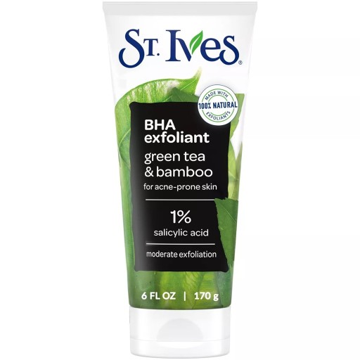 مقشر الشاي الأخضر لتقشير الرؤوس السوداء بحمض الساليسيليك 1%, 170 مل Blackhead Clearing Green Tea Scrub 1% Salicylic Acid 170 ml