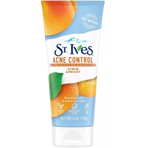 مقشر المشمش لمكافحة حب الشباب 170 غم Acne Control Apricot Scrub 170 g