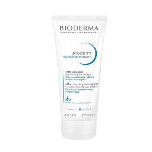 جل تنظيف الوجه موسانت اتوديرم انتينسيف 200 مل Atoderm intensive gel moussant 200 ml