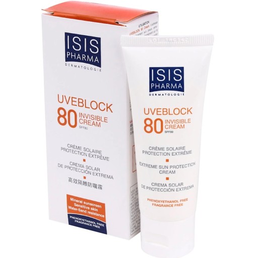 كريم واقي شمس خفي بعامل حماية 80, 40 مل Sunblock Invisible Cream SPF 80, 40 ml