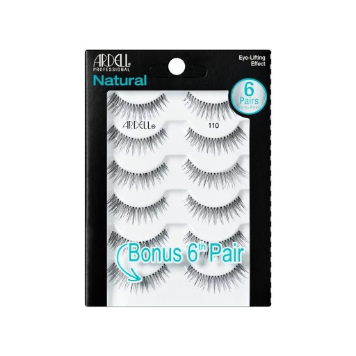 مجموعة رموش احترافية طبيعية 110 باللون الأسود Professional Natural 110 Eyelash Multipack Black