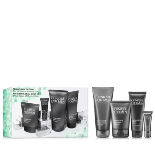 مجموعة ترطيب يومية خالية من الزيوت للرجال 4 قطع Daily Oil Free Hydration Kit For Men 4 PCS