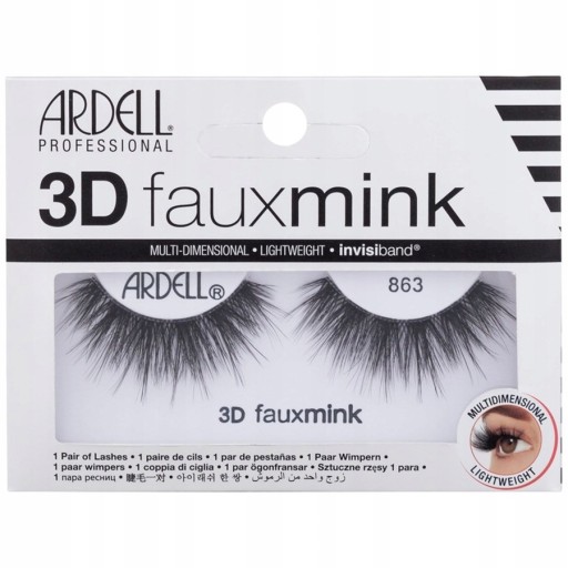 رموش صناعية من المنك الصناعي 863 3D Faux Mink 863