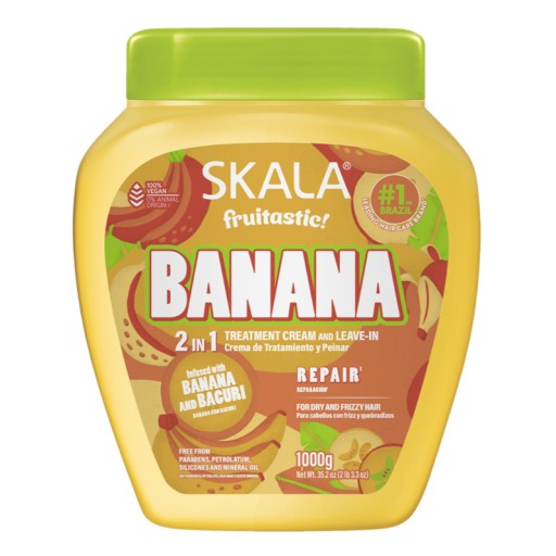 كريم للشعر المجعد بالموز والباكوري 1000 غم Brasil Cream Banana And Bacuri 1000 g